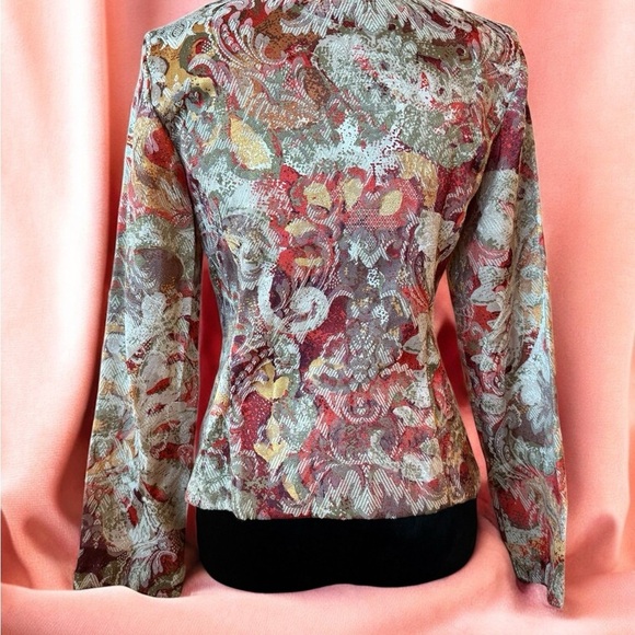 Set of 2 Blazers - Milto Color witj Notched Lapel and Silky Texture - Picture 4 of 8